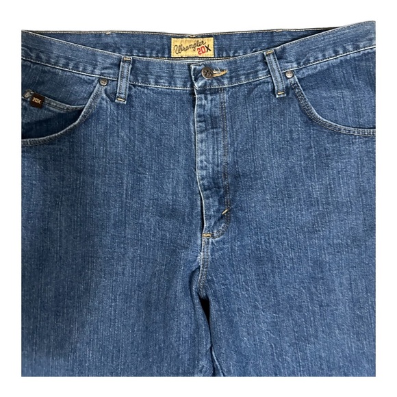 Wrangler 20X Jeans Mens 38x30 Style 22 Relaxed Fit 100% Cotton Denim W919 - Picture 4 of 6